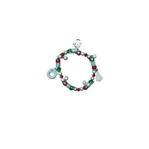 Christmas Holiday Jingle 7" stretchy bracelet
